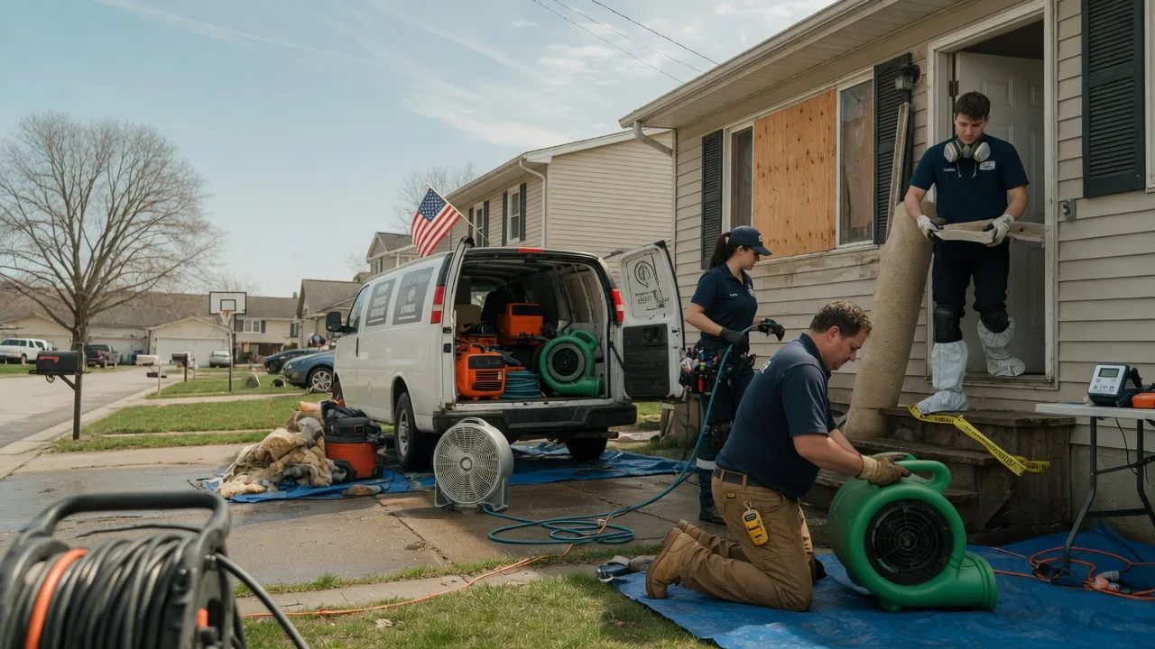 Water Damage Restoration in Nineveh, PA near me